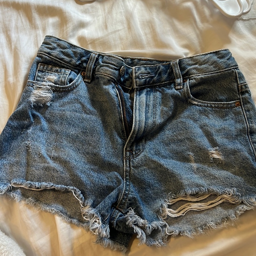 PacSun High rise festival jean shorts size 25